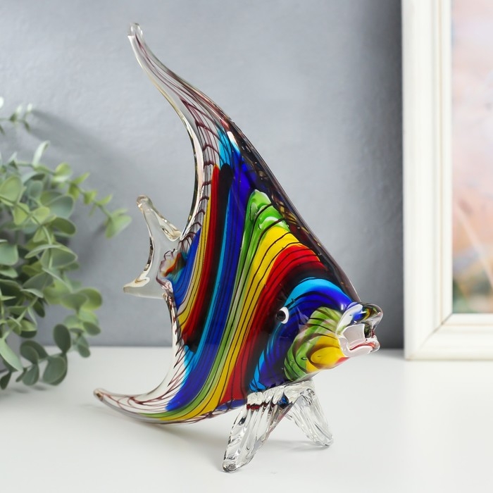 Сувенир стекло Сувенир стекло "Рыбка клоун" под муранское стекло 22х7х25 см