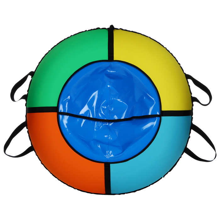 Тюбинг-ватрушка Winter Star, диаметр чехла 110 см, тент/оксфорд, цвета МИКС Тюбинг-ватрушка Winter Star, диаметр чехла 110 см, тент/оксфорд, цвета МИКС