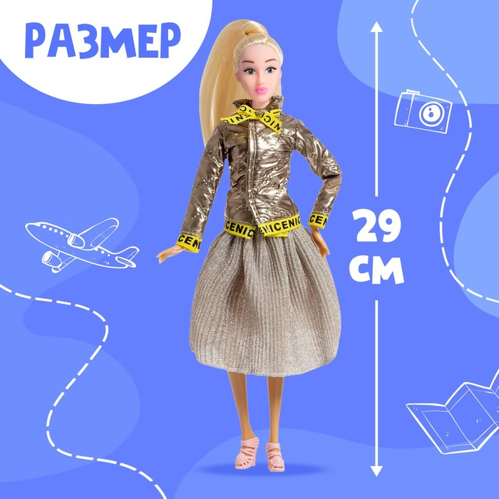 Кукла-модель шарнирная «Элис в Нью-Йорке» с аксессуарами, серия Вокруг света Кукла-модель шарнирная «Элис в Нью-Йорке» с аксессуарами, серия Вокруг света