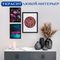 Фигурный деревянный пазл Infiniti Mandala, размер 22 × 22 см, 166 деталей