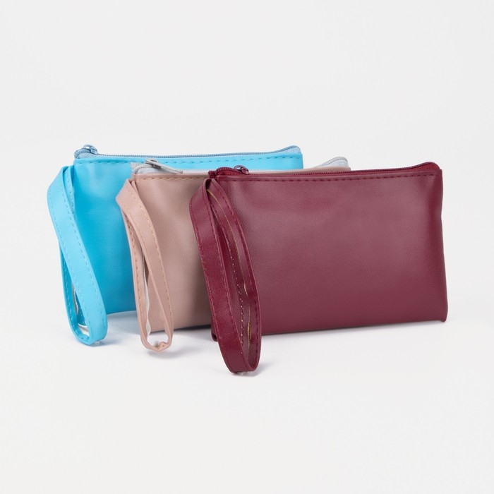 Кошелёк женский на молнии, цвет МИКС Кошелёк женский на молнии, цвет МИКС