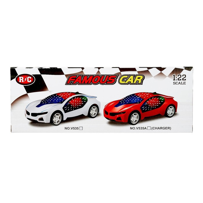 Машина радиоуправляемая «Купе», свет, работает от батареек, МИКС Машина радиоуправляемая «Купе», свет, работает от батареек, МИКС