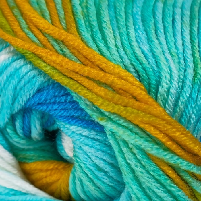 Пряжа Пряжа "Adore Dream" 100% акрил антипиллинг 280м/100г (1059 синий-бирюза)