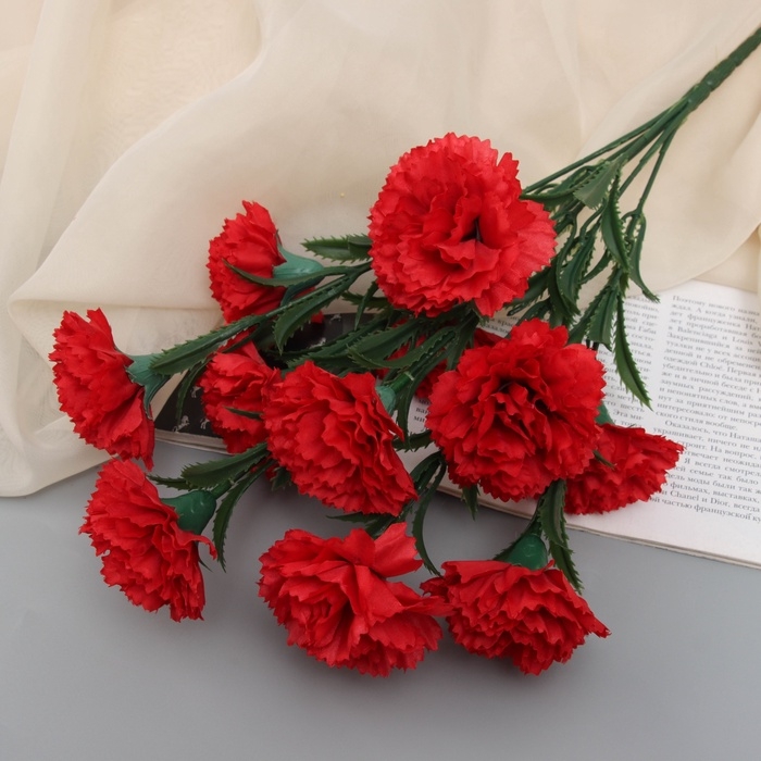 Букет Букет "Гвоздика галант шёлк" 39 см, микс