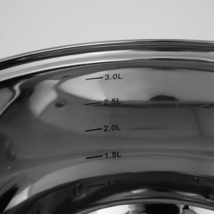 Кастрюля из нержавеющей стали Доляна «Гиперион», 3,5 л, d=20 см, с крышкой Кастрюля из нержавеющей стали Доляна «Гиперион», 3,5 л, d=20 см, с крышкой