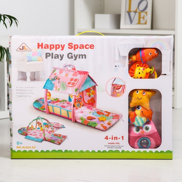 Развивающий коврик «Тропинка к дому», с дугами, 73х73х0,5 Развивающий коврик «Тропинка к дому», с дугами, 73х73х0,5