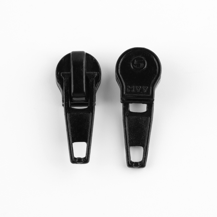 Бегунок автоматический для молнии «Спираль», №5, 10 шт, цвет чёрный Бегунок автоматический для молнии «Спираль», №5, 10 шт, цвет чёрный