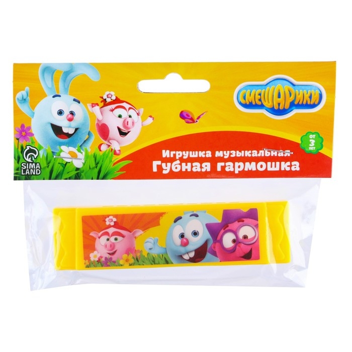 Гармошка губная, МИКС, СМЕШАРИКИ Гармошка губная, МИКС, СМЕШАРИКИ