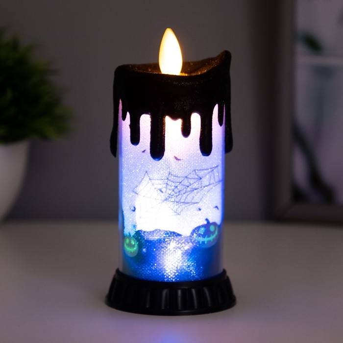 Ночник Ночник "Хэллоуин" LED RGB от батареек LR44 6х6х10 см RISALUX