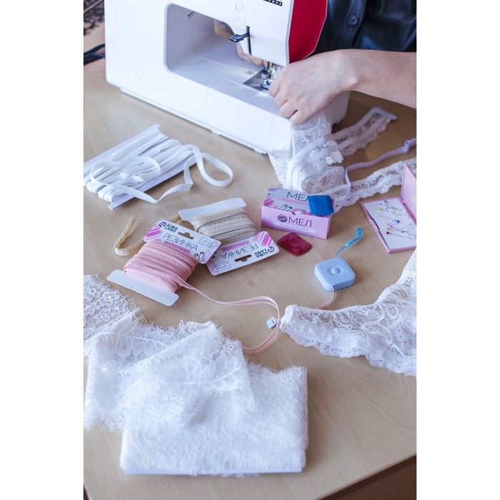 Резинка ажурная бельевая, 11 мм, 10 ± 1 м, цвет бежевый Резинка ажурная бельевая, 11 мм, 10 ± 1 м, цвет бежевый