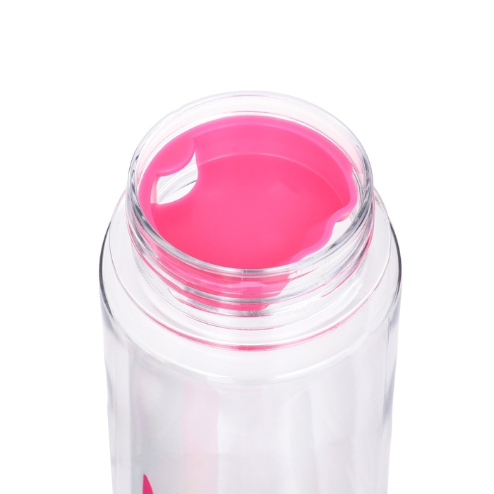 Бутылка для воды, 500 мл, My bottle, 19.5 х 6 см, чехол в комплекте, фуксия Бутылка для воды, 500 мл, My bottle, 19.5 х 6 см, чехол в комплекте, фуксия