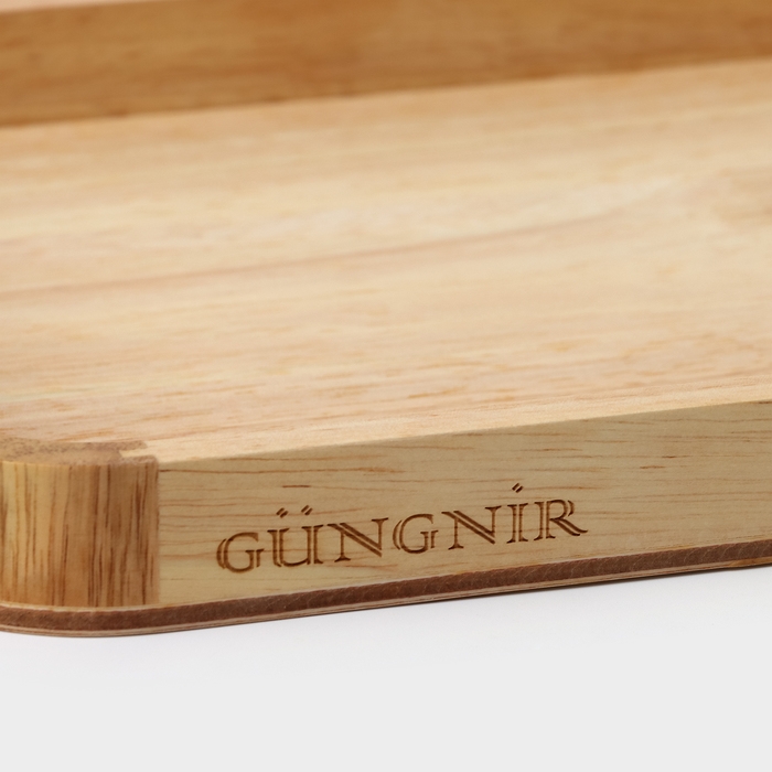 Поднос с ручками «Люкс», 30×23×2,8 см, гевея Поднос с ручками «Люкс», 30×23×2,8 см, гевея