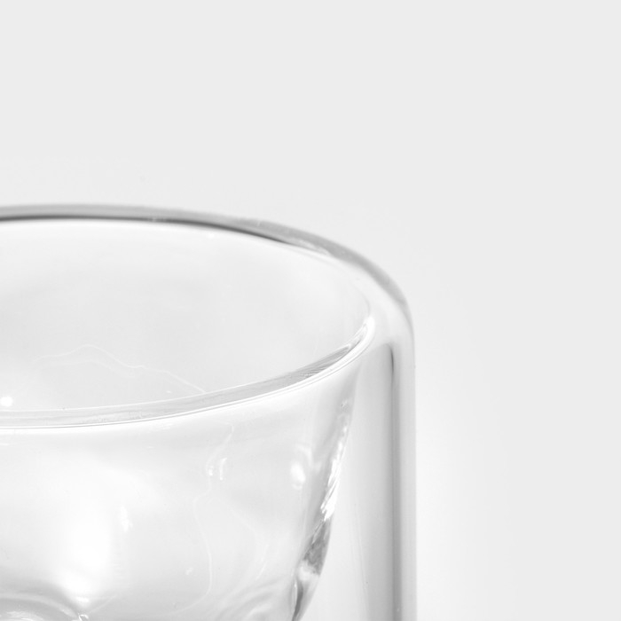 Стопка - шот стеклянный с двойными стенками «Череп. Хэллоуин», 70 мл, 7×7 см Стопка - шот стеклянный с двойными стенками «Череп. Хэллоуин», 70 мл, 7×7 см