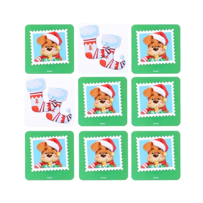 Новогодняя настольная игра «Новый год:Мемо», 28 карт, 4+ Новогодняя настольная игра «Новый год:Мемо», 28 карт, 4+