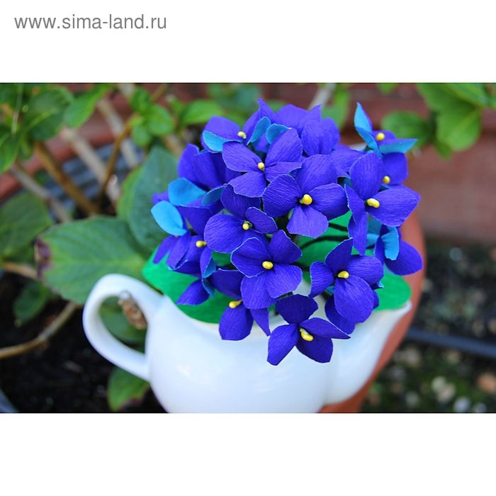 Бумага для упаковок и поделок, гофрированная, васильковая, синяя, однотонная, двусторонняя, рулон 1 шт., 0,5 х 2,5 м Бумага для упаковок и поделок, гофрированная, васильковая, синяя, однотонная, двусторонняя, рулон 1 шт., 0,5 х 2,5 м