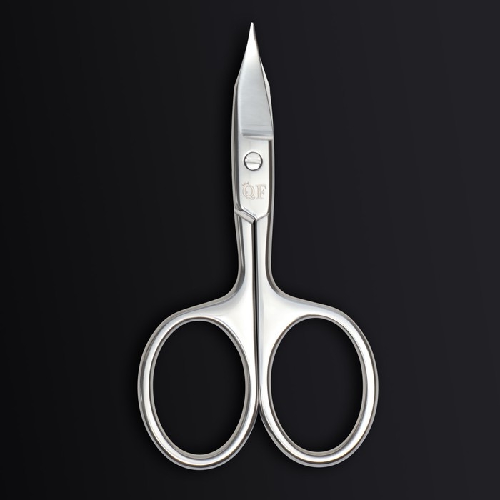 Ножницы маникюрные «Premium», загнутые, широкие, заострённые, 9,5 см, на блистере, цвет серебристый Ножницы маникюрные «Premium», загнутые, широкие, заострённые, 9,5 см, на блистере, цвет серебристый