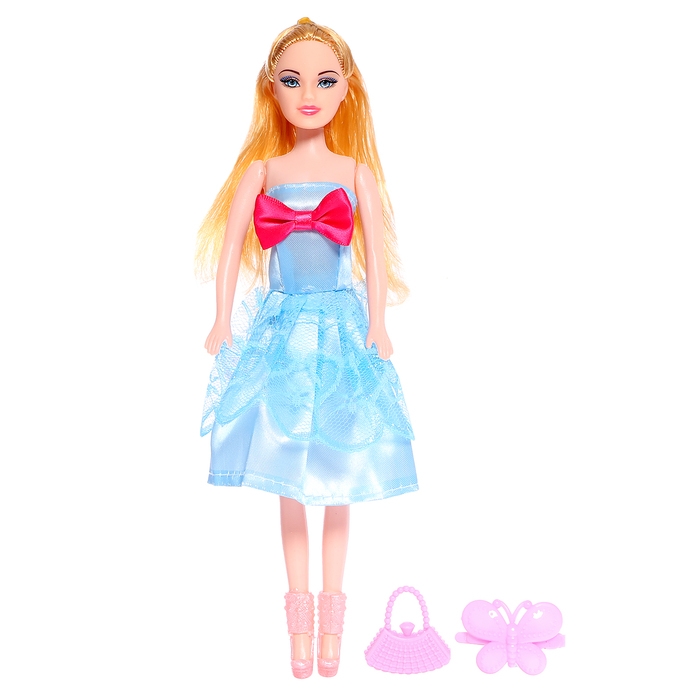 Кукла-модель «Даша» в платье, МИКС