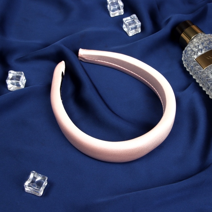 Ободок для волос Ободок для волос "Жаннет" галант объём, 3 см, розовый