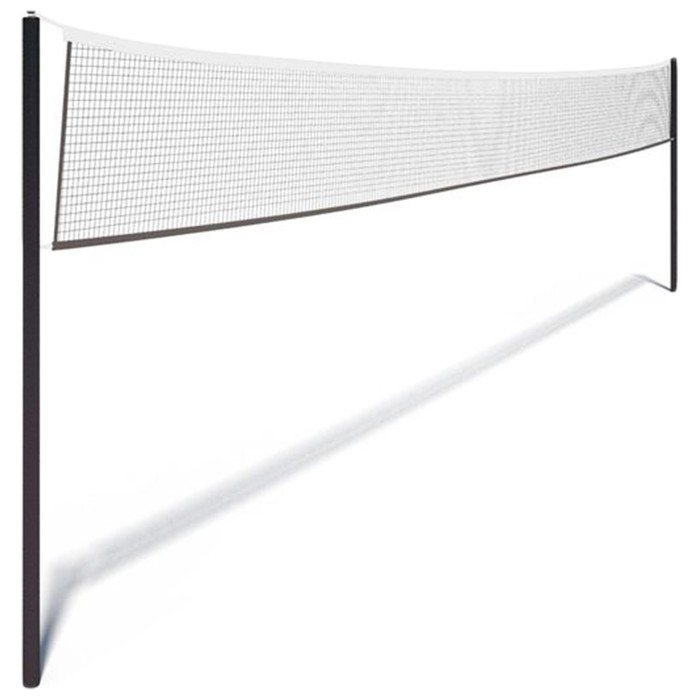 Сетка волейбольная ONLYTOP, с тросом, нить 2 мм, 9,66х0,9 м Сетка волейбольная ONLYTOP, с тросом, нить 2 мм, 9,66х0,9 м