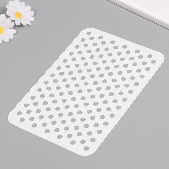 Трафарет пластиковый Трафарет пластиковый "Горох", 16х24 см