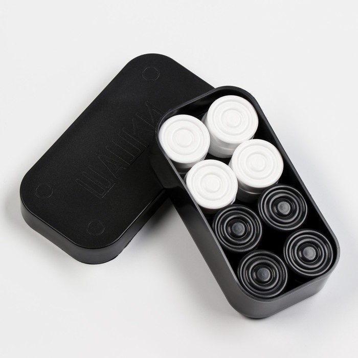 Шашки, настольная игра, d-3 см, h-0.9 см Шашки, настольная игра, d-3 см, h-0.9 см