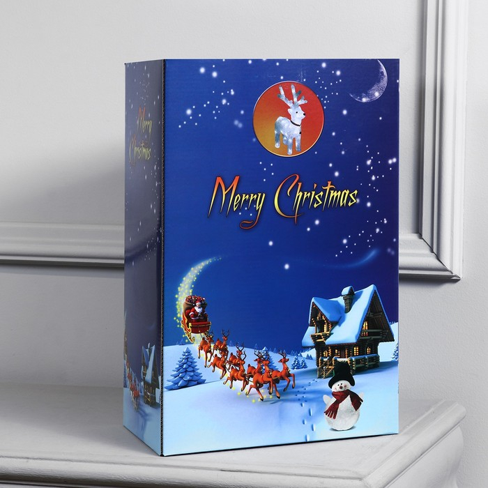 Светодиодная фигура «Оленёнок» 28 × 36 × 10 см, акрил, 10 LED, батарейки ААх2 (не в комплекте), свечение мульти (RGB) Светодиодная фигура «Оленёнок» 28 × 36 × 10 см, акрил, 10 LED, батарейки ААх2 (не в комплекте), свечение мульти (RGB)