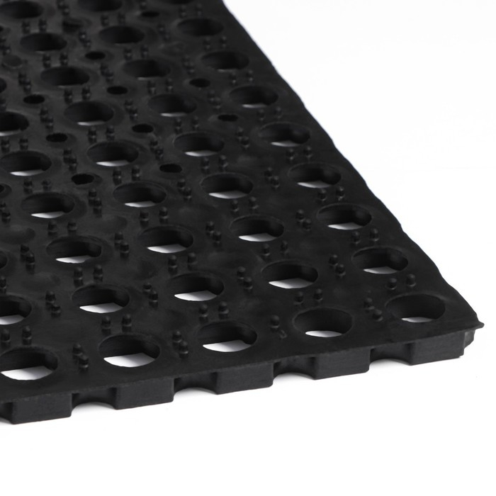 Коврик ячеистый грязесборный, 50×80×1,6 см, цвет чёрный Коврик ячеистый грязесборный, 50×80×1,6 см, цвет чёрный