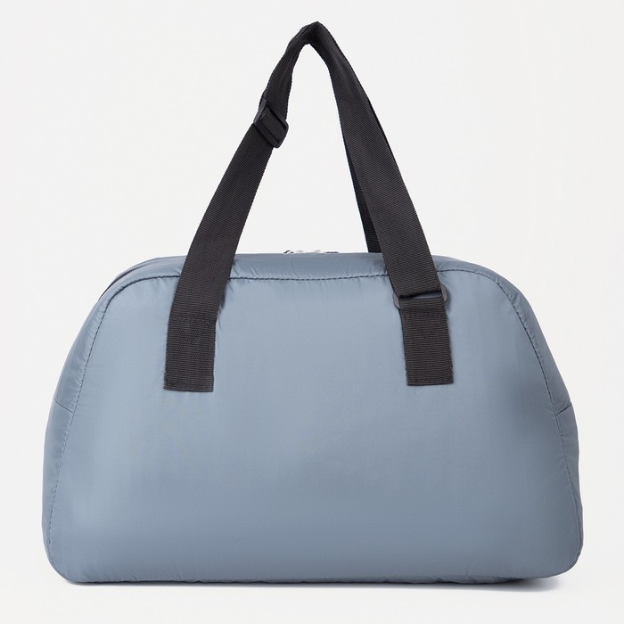 Сумка спортивная на молнии, наружный карман, длинный ремень, средний размер, цвет серый Сумка спортивная на молнии, наружный карман, длинный ремень, средний размер, цвет серый