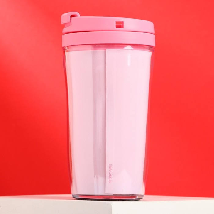 Термостакан со вставкой &laquo;Хочу кофе сильнее, чем жить&raquo;, 250 мл