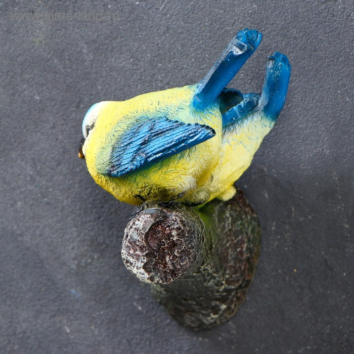 Подвесной декор Подвесной декор "Синицы на ветке" 16,5х16х12,5см