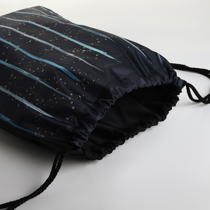 Мешок для обуви на шнурке, цвет чёрный Мешок для обуви на шнурке, цвет чёрный