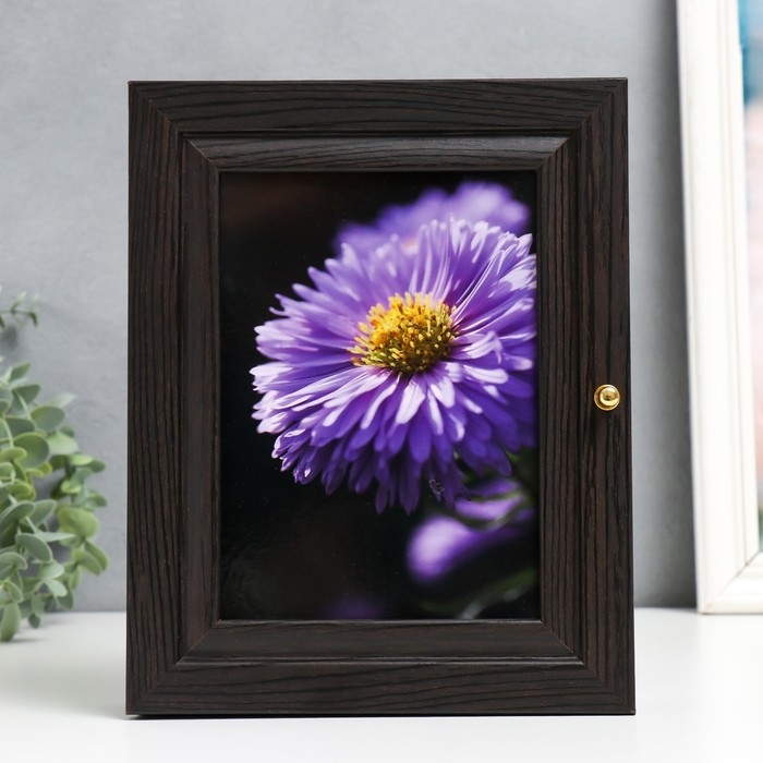 Ключница Ключница "Яркий цветок" венге 19х24 см МИКС