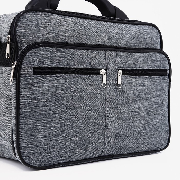 Сумка мужская «ЗФТС», цвет серый Сумка мужская «ЗФТС», цвет серый