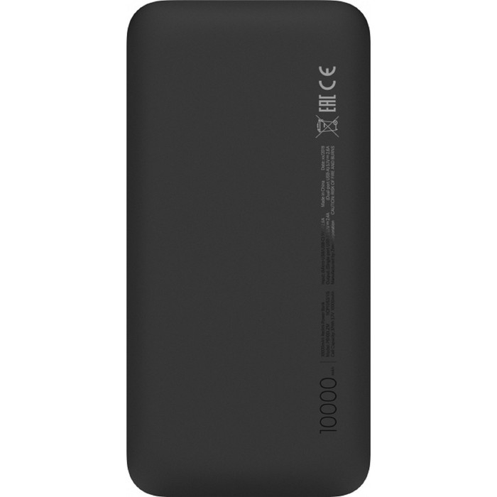 Внешний аккумулятор Xiaomi Redmi Power Bank VXN4305GL, 10000 мАч, черный Внешний аккумулятор Xiaomi Redmi Power Bank VXN4305GL, 10000 мАч, черный