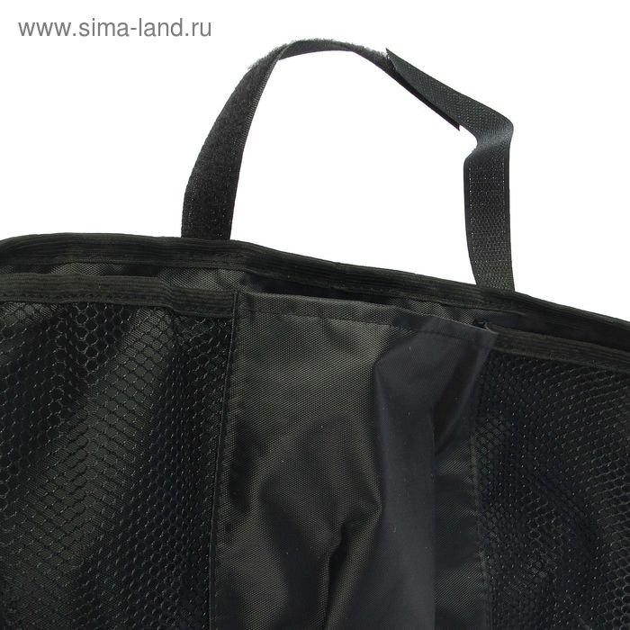 Накидка-органайзер,  3 кармана, 600х400 мм, черный Накидка-органайзер,  3 кармана, 600х400 мм, черный