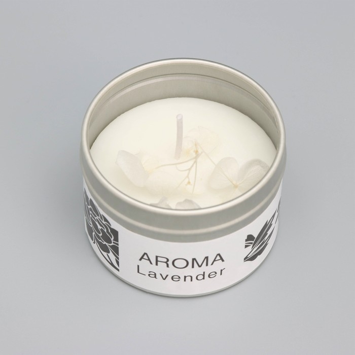 Свеча ароматическая в банке, море, цветы, 4,5х6 см, МИКС Свеча ароматическая в банке, море, цветы, 4,5х6 см, МИКС