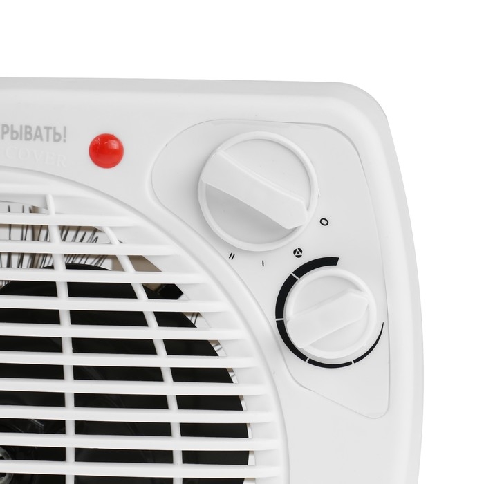 Тепловентилятор Luazon LTO-04, напольный, 2000 Вт, 2 режима, до 20 м², белый Тепловентилятор Luazon LTO-04, напольный, 2000 Вт, 2 режима, до 20 м², белый