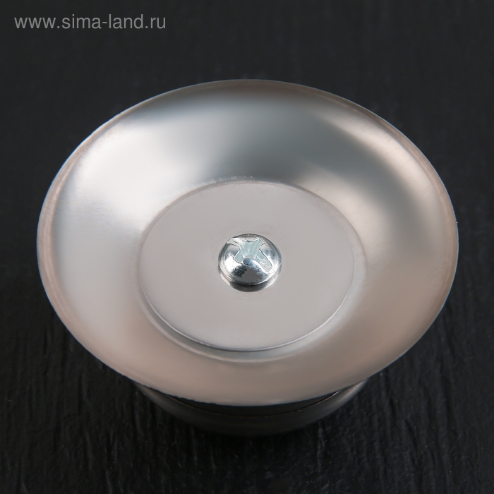 Ручка для крышки на посуду Доляна «Металлик», d=5,5 см, цвет серебристый Ручка для крышки на посуду Доляна «Металлик», d=5,5 см, цвет серебристый