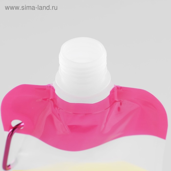 Фляжка для воды, 450 мл,  Фляжка для воды, 450 мл, "Радуга", 26 х 12 см, микс