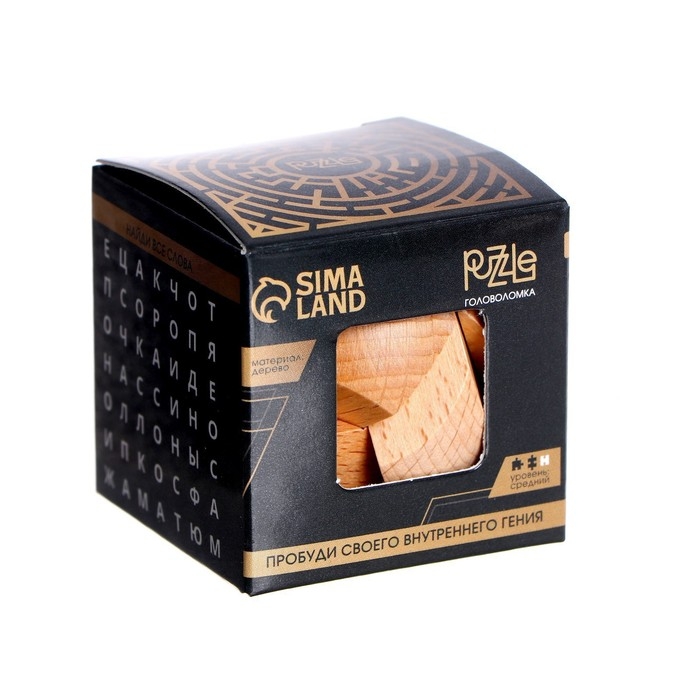 Головоломка деревянная мини № 5 Головоломка деревянная мини № 5