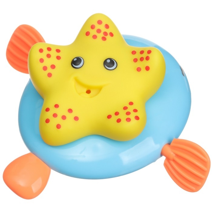 Заводная игрушка для ванны с брызгалкой «Звезда», Крошка Я Заводная игрушка для ванны с брызгалкой «Звезда», Крошка Я