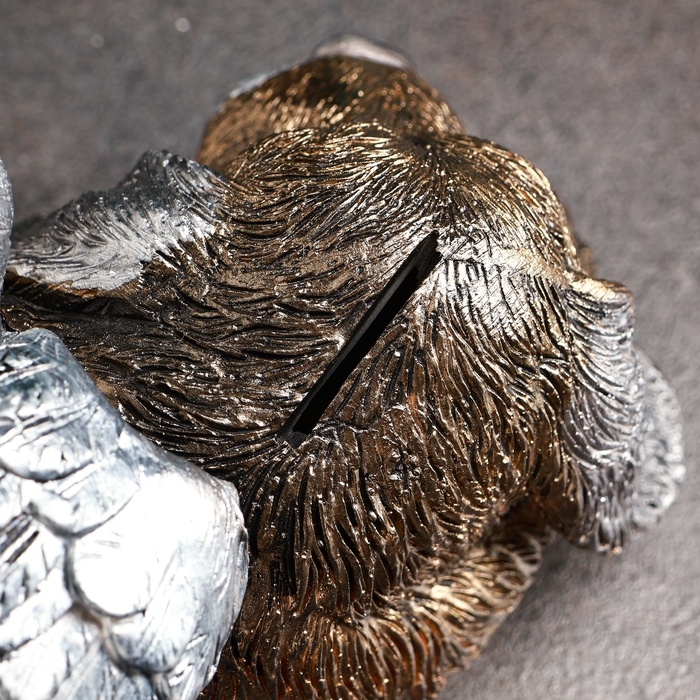 Копилка Копилка "Песик ангел" 21х12см, бонза с серебром