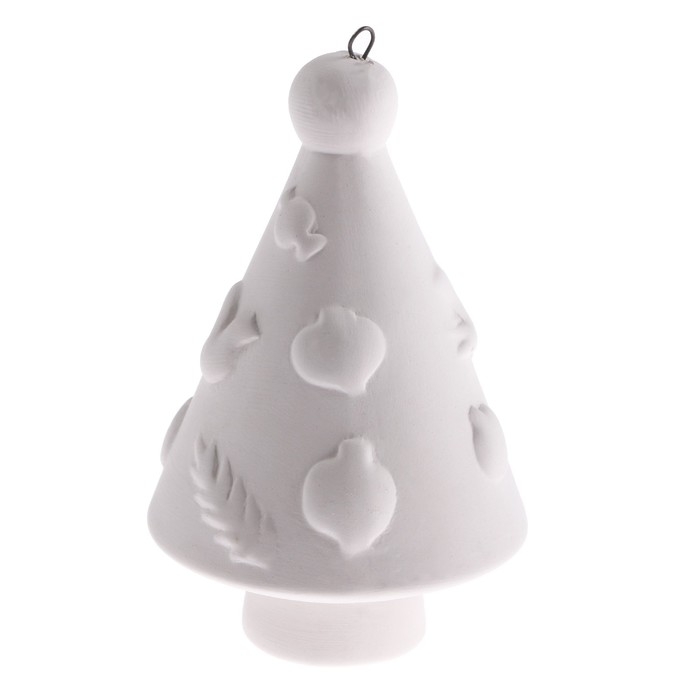 Новый год! Ёлочное украшение под раскраску «Елочка с гирляндой» с подвесом, кисть Новый год! Ёлочное украшение под раскраску «Елочка с гирляндой» с подвесом, кисть