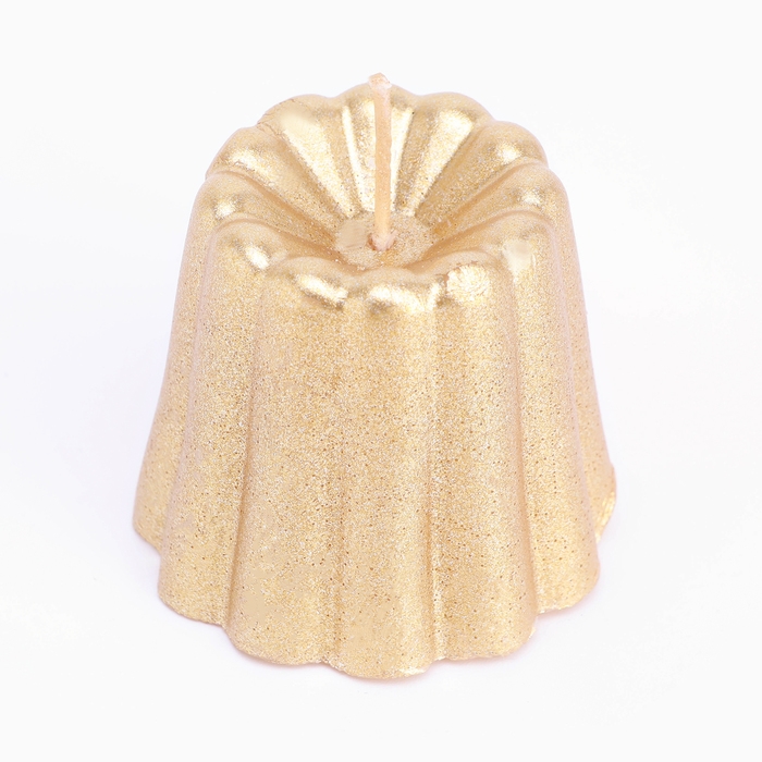 Свеча фигурная  Свеча фигурная "Шар граненый", 6,5х6,5 см, бронза