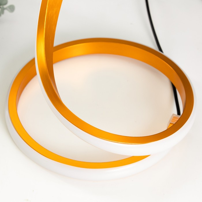 Настольная лампа 16607/1GD LED 6Вт золото 19,5х19,5х35 см RISALUX