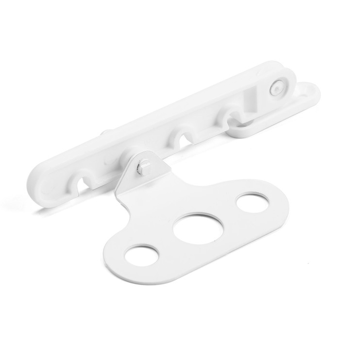 Ограничитель оконный для ПВХ белый, цинк Ограничитель оконный для ПВХ белый, цинк