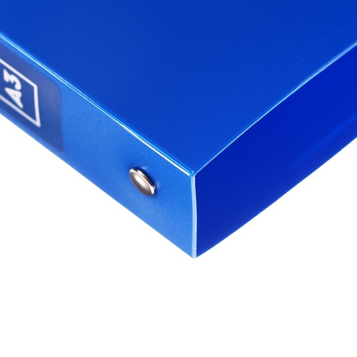 Папка на 4 кольцах А3, Calligrata  Папка на 4 кольцах А3, Calligrata "Standard" 27мм, 800 мкм, горизонтальная, синяя