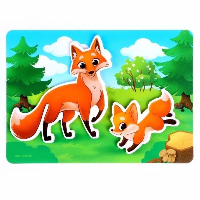 Развивающая игра на липучках «Изучаем животных. Мамы и малыши» Развивающая игра на липучках «Изучаем животных. Мамы и малыши»