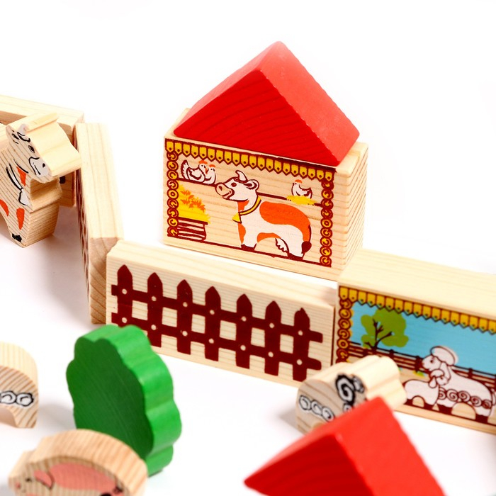 Конструктор «Ферма», 42 элемента Конструктор «Ферма», 42 элемента