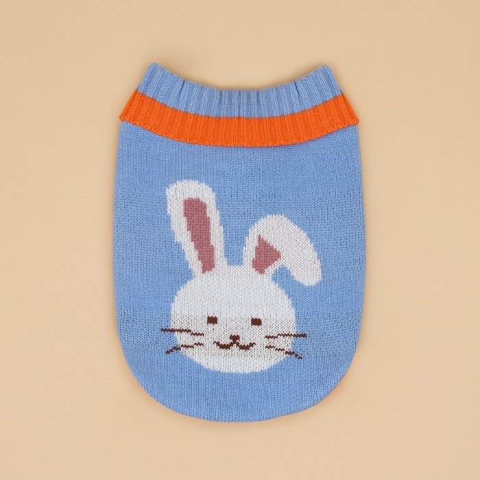 Свитер  Свитер "Зайка", M (ДС 26, ОШ 26, ОГ 28-46 см)